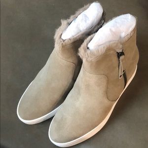 Caslon Averie Faux Fur Water Resistant Bootie Boots